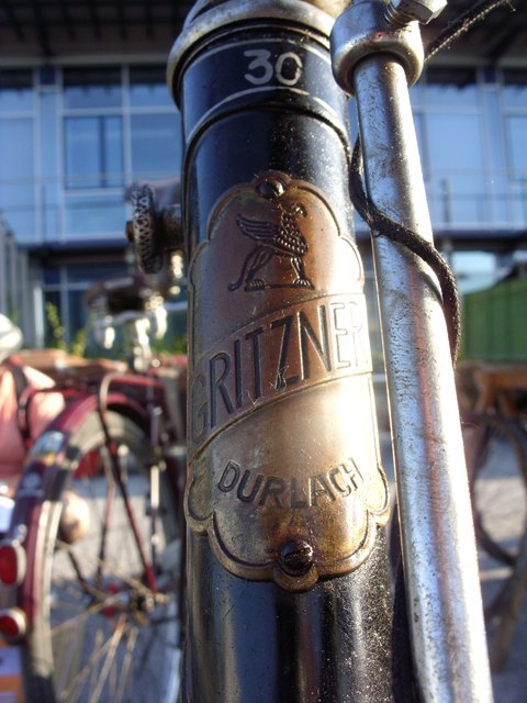 Steuerkopfschild Fahrrad Mod30 Gritzner Karlsruhe