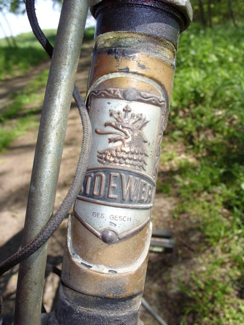 Stoewer Steuerkopfschild