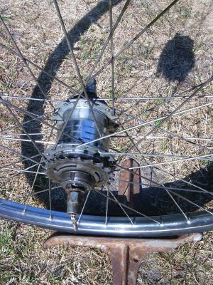 Gebrauchtes Hinterrad mit Pentasport