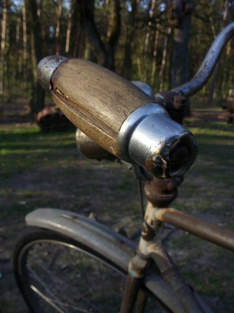 Holzgriffe Fahrrad Crescent