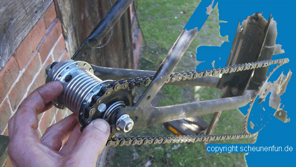 Funktionspr�fung Sachs Automatic Zweigangnabe