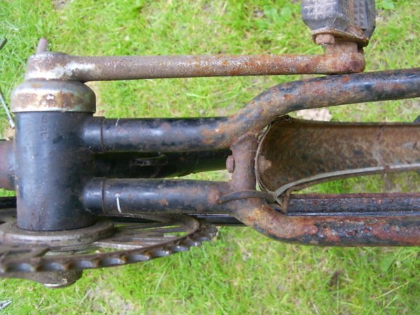 Victoria Fahrrad, verbogenen Rahmen richten
