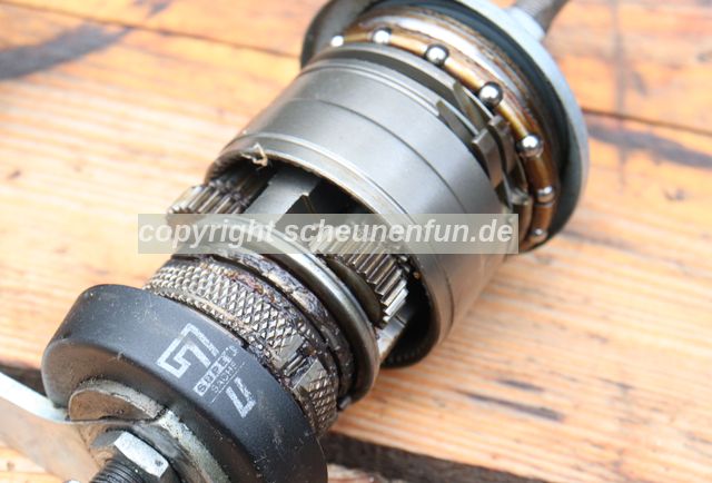 torpedo-sachs-super-7-gang-nabe-schaltset-wenig-gebraucht